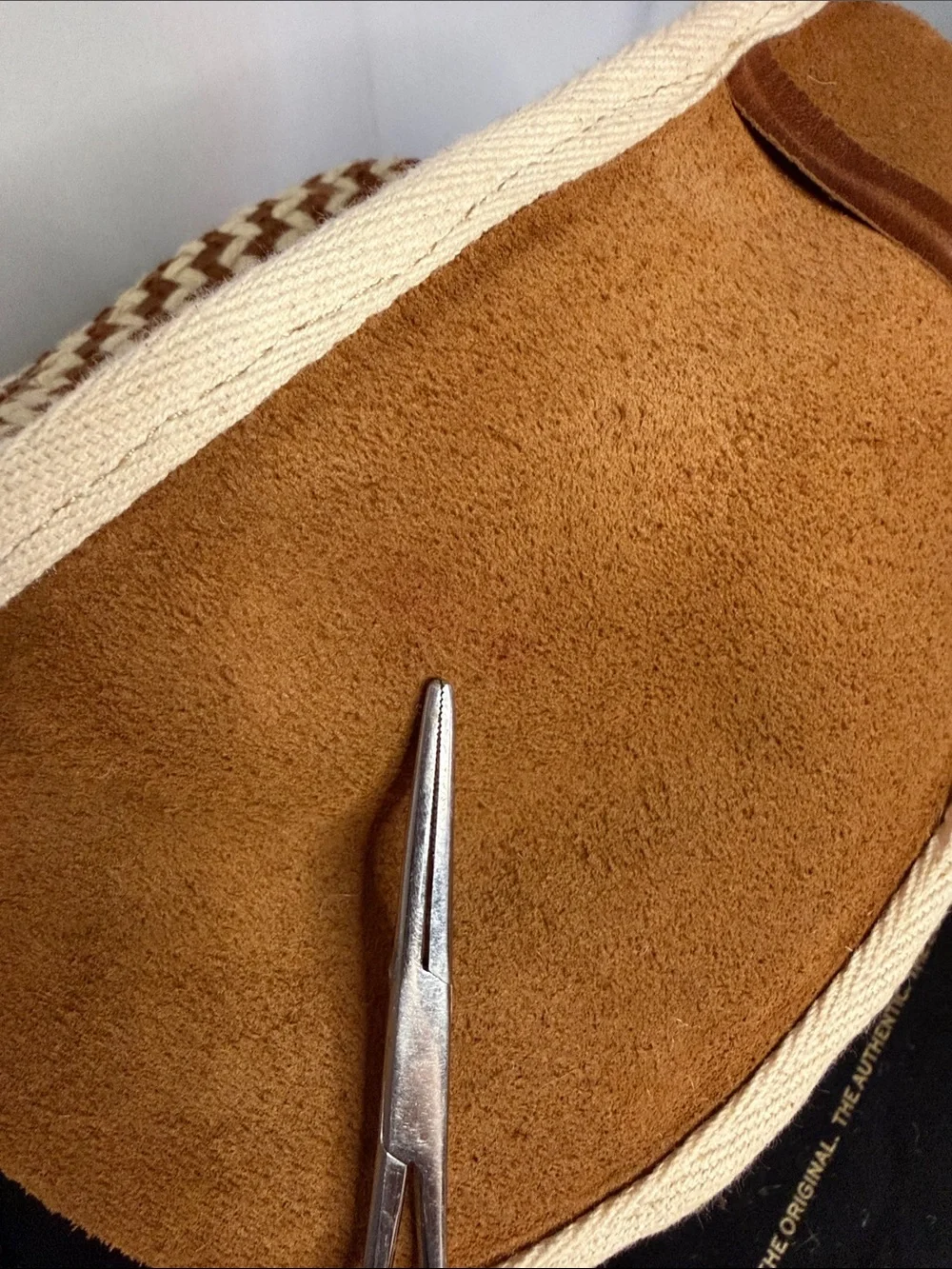 Frye Melissa Esparto Rope & Leather Hobo Bag in the Cognac colorway